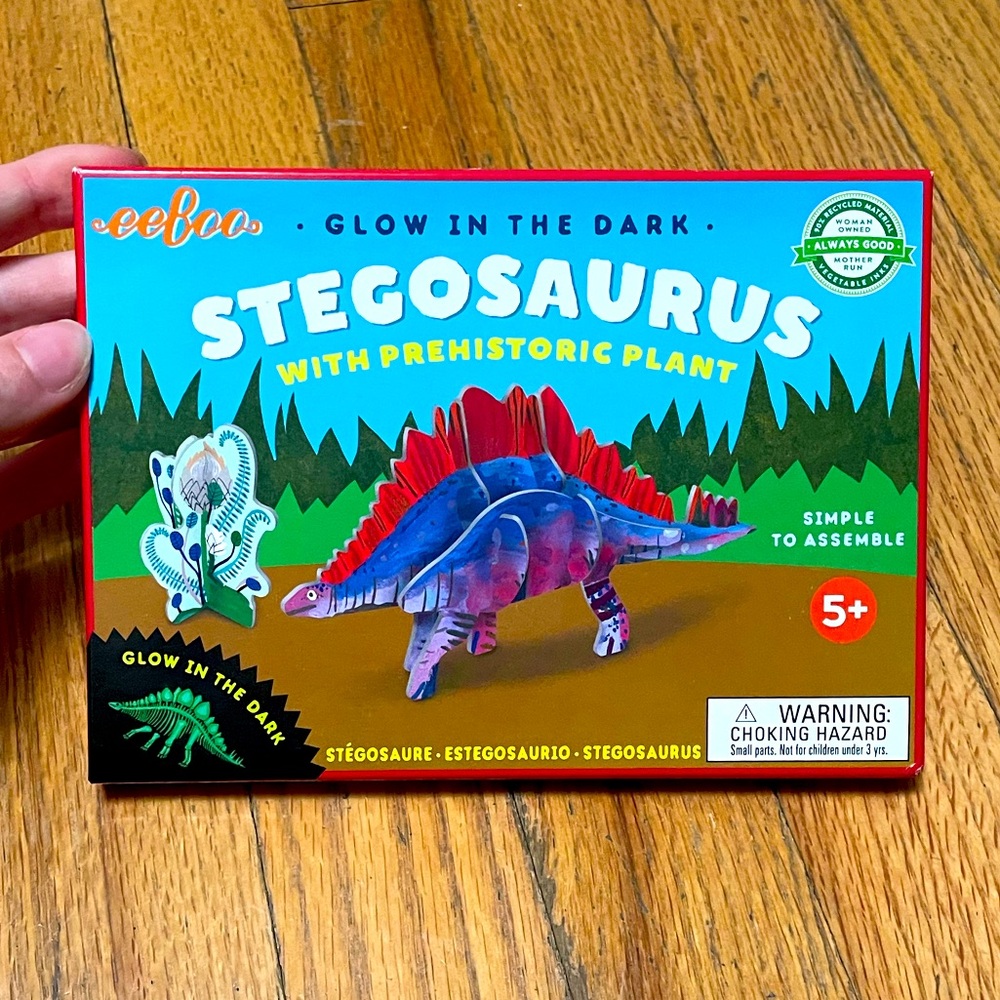 Glow In The Dark Stegosaurus 3D Model